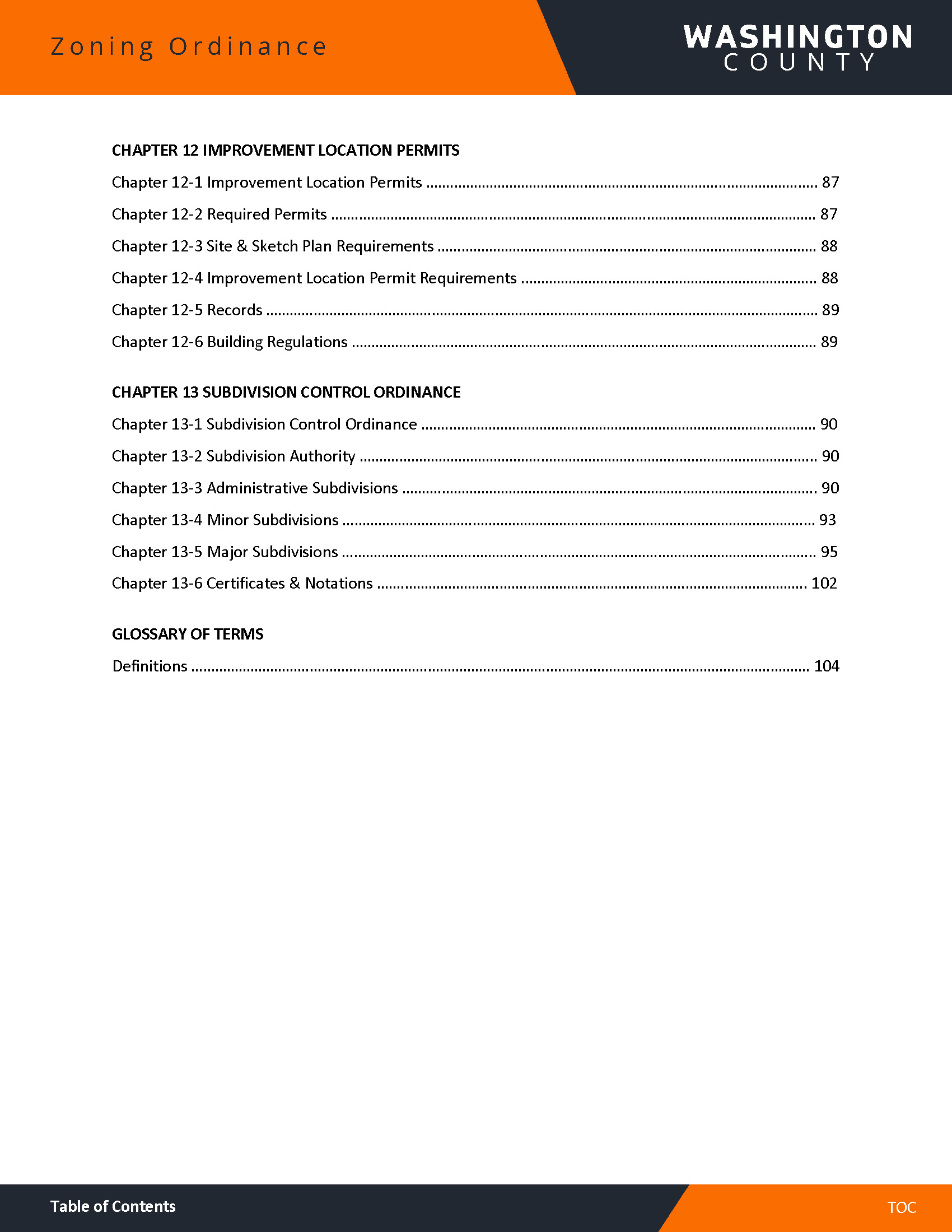 Washington County Zoning Ordinance1 12 25 Page 005